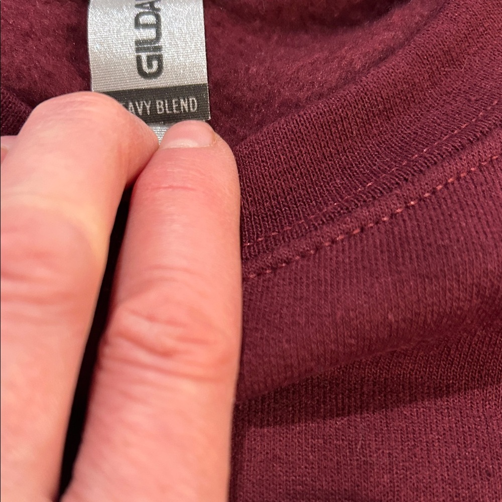 Gildan Maroon Crewneck Sweatshirt from NNHS 16th Annual Playwrights Festival - Picture 3 of 6